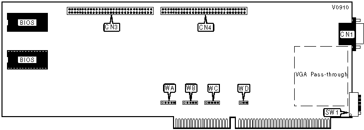 PIXELWORKS, INC. [XVGA] ULTRA CLIPPER GRAPHICS UA1280/V (6-SWITCH)