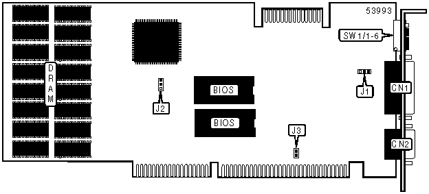 UNIDENTIFIED [Monochrome, CGA, EGA, VGA, XVGA] SVGA GRAPHICS ADAPTER(16-BIT)